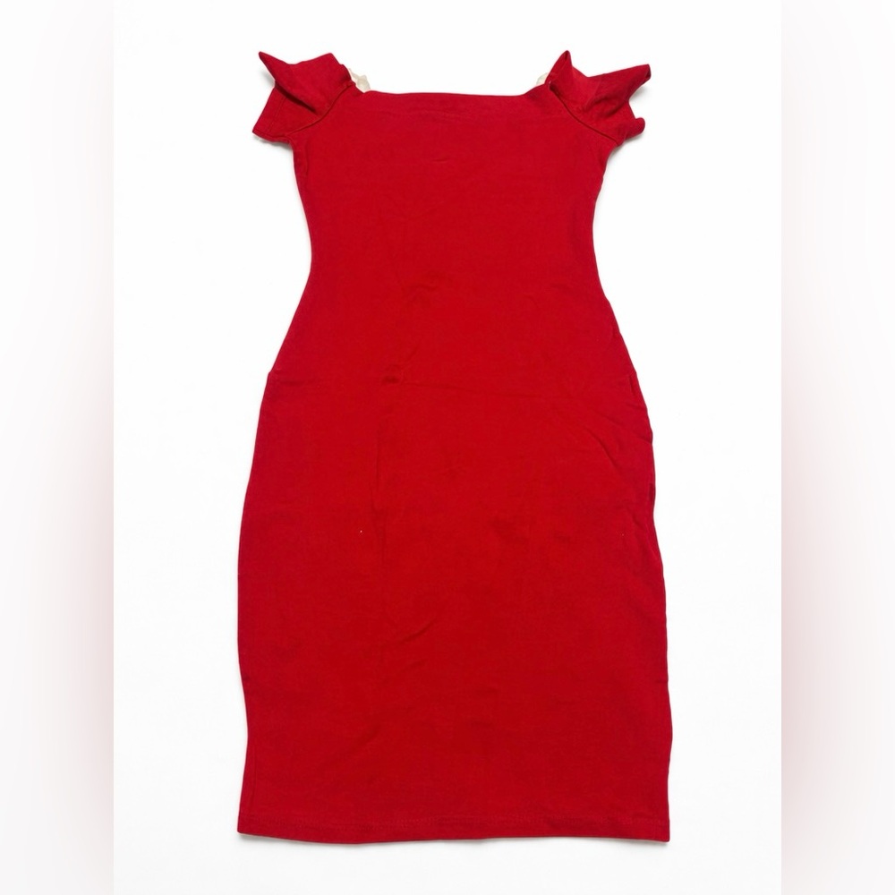 Elegant Red Bodycon Dress